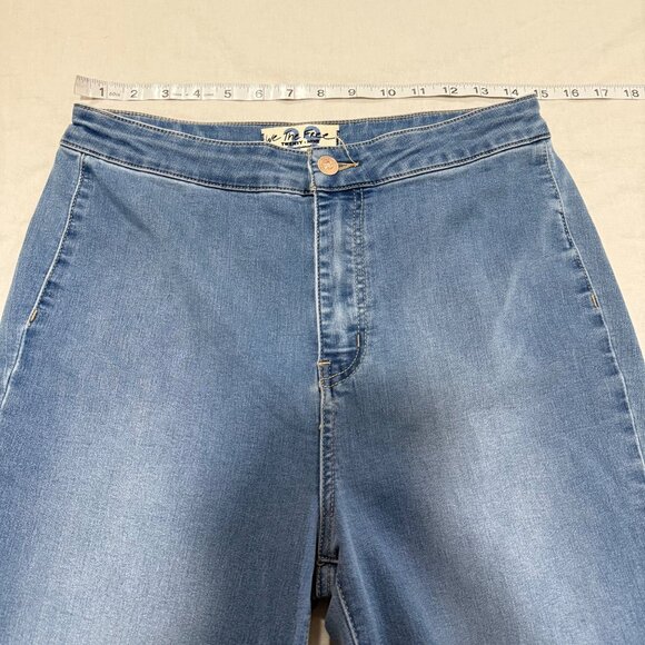 Free People We the Free Youthquake Cropped‎ Flare Stretch Jeans Size 29 NWOT - Picture 9 of 9